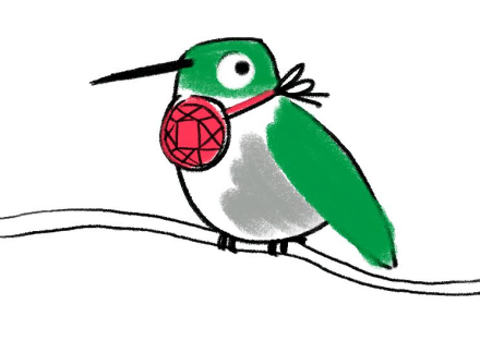rubythroated hummingbird